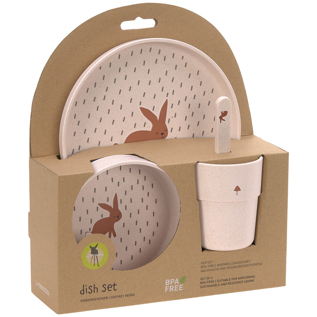 lässig serviesset little forest - rabbit - 4-delig | LAS1310062727 | 5