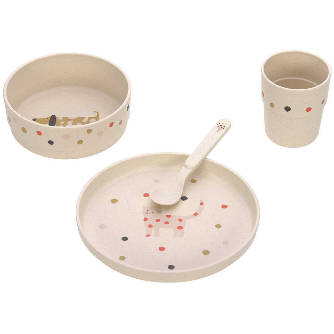 lässig serviesset little mateys - spicy orange - 4-delig | LAS1310062856 | 1