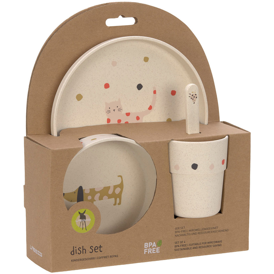 lässig serviesset little mateys - spicy orange - 4-delig | LAS1310062856 | 5