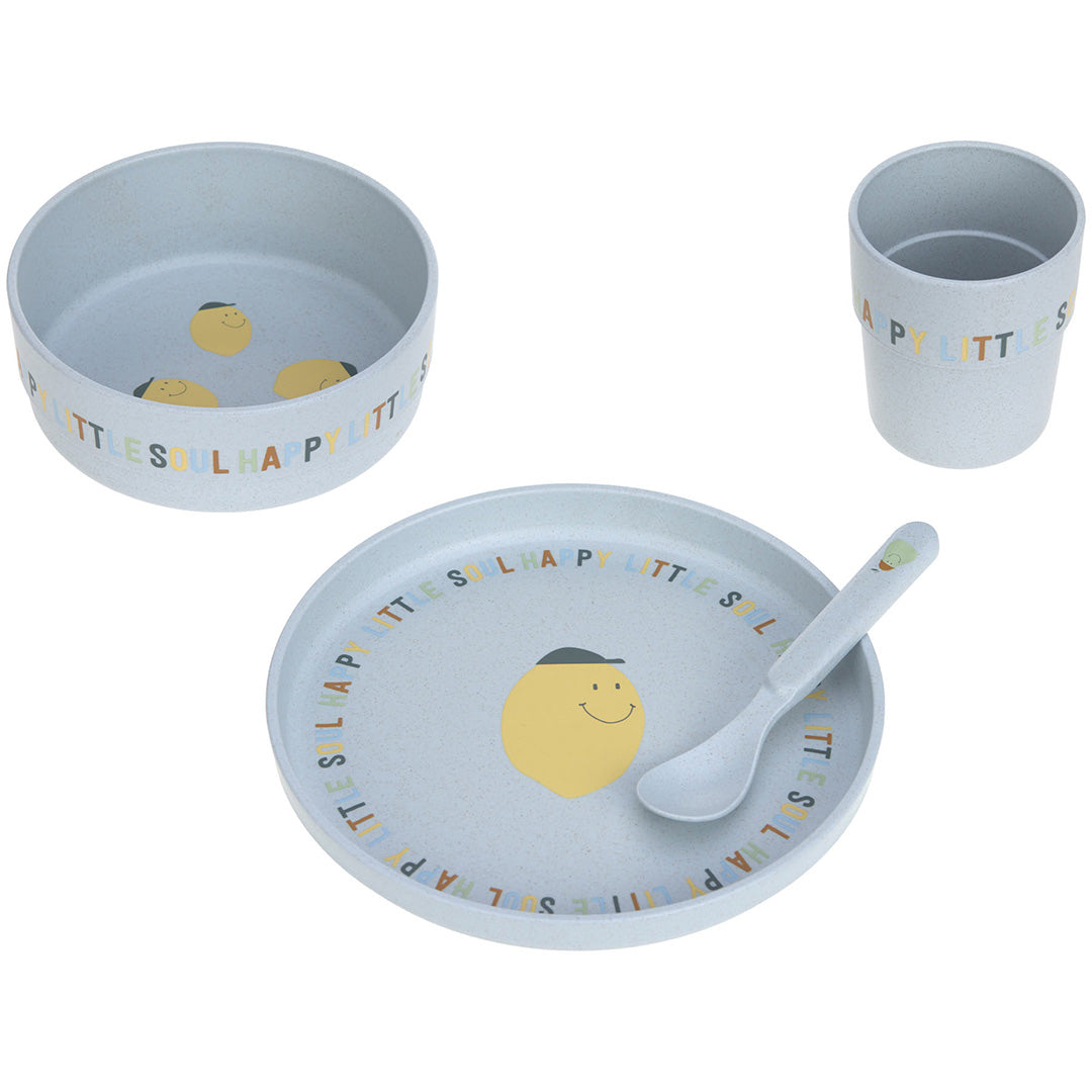 lässig serviesset happy fruits - lemon - 4-delig | LAS13100624008 | 1