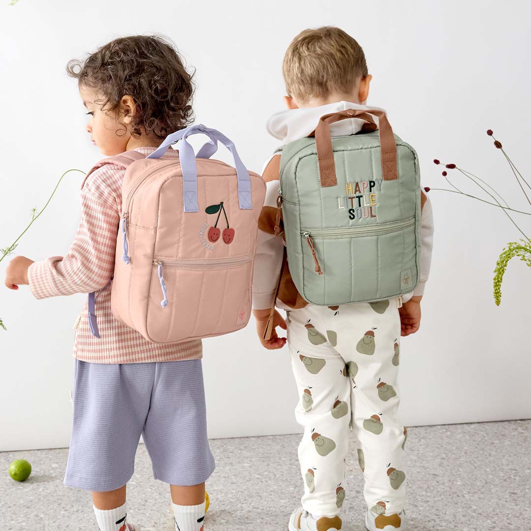 lässig kleuterrugzak little gang - light khaki - 27 cm | LAS12030495002 | 2