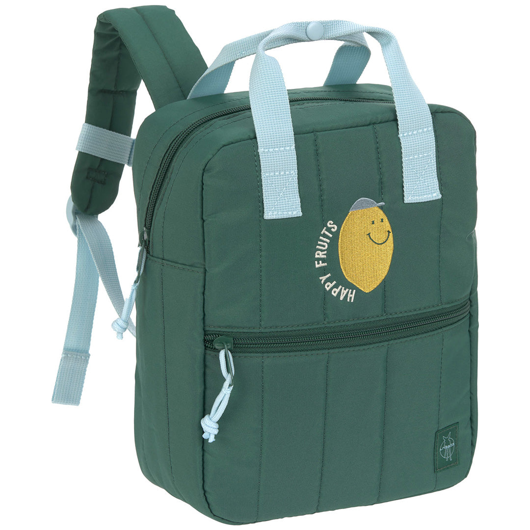 lässig kleuterrugzak little gang - lemon dark green - 27 cm | LAS12030495005 | 1