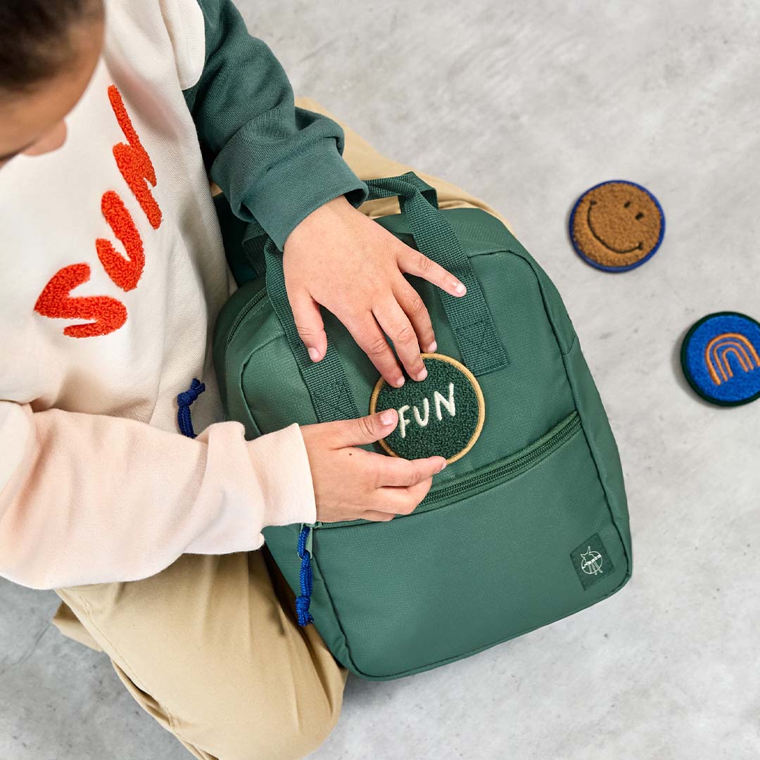 lässig kleuterrugzak little gang - dark green - 27 cm | LAS12030525009 | 2