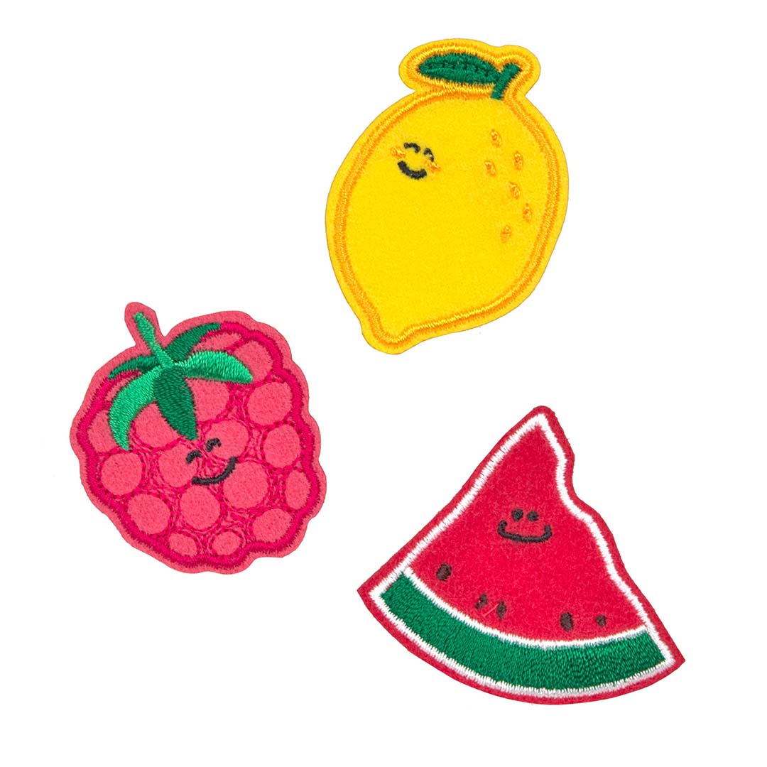 lässig stofstickers little gang - fruits - 3st | LAS12060160003 | 5