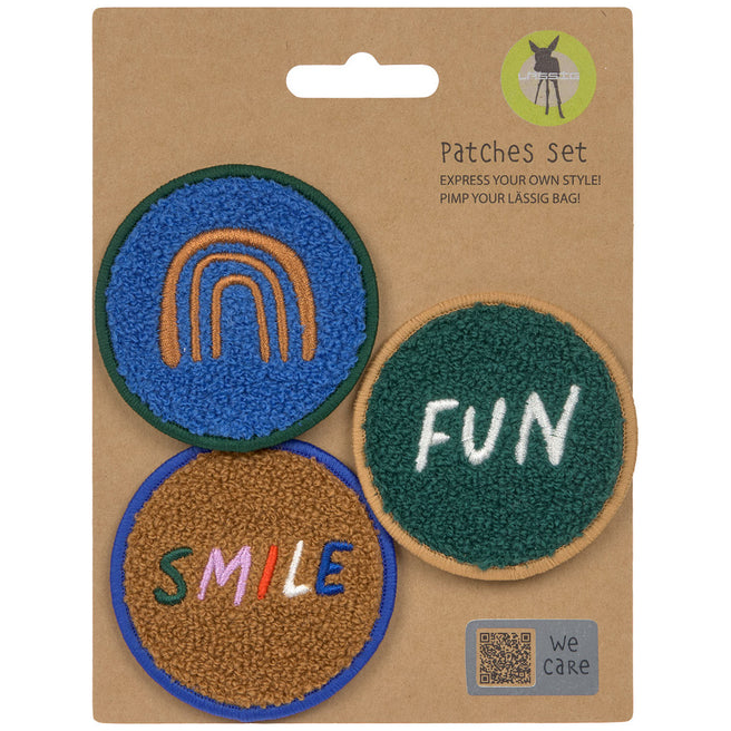 lässig patches little gang - smile - fun - 3st | LAS12060294002 | 1