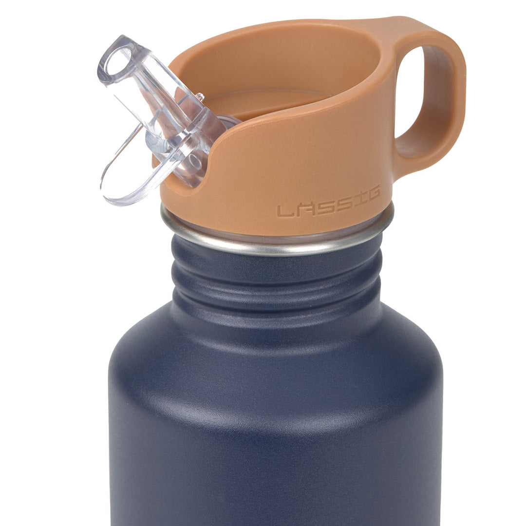 lässig rvs drinkfles little gang - smile navy - 500 ml | LAS12100254004 | 4