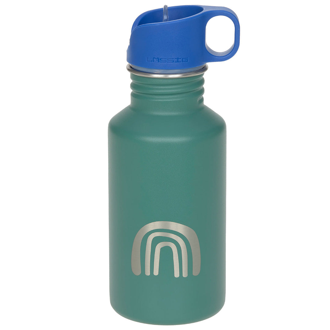 lässig rvs drinkfles little gang - rainbow green - 500 ml | LAS12100255003 | 1