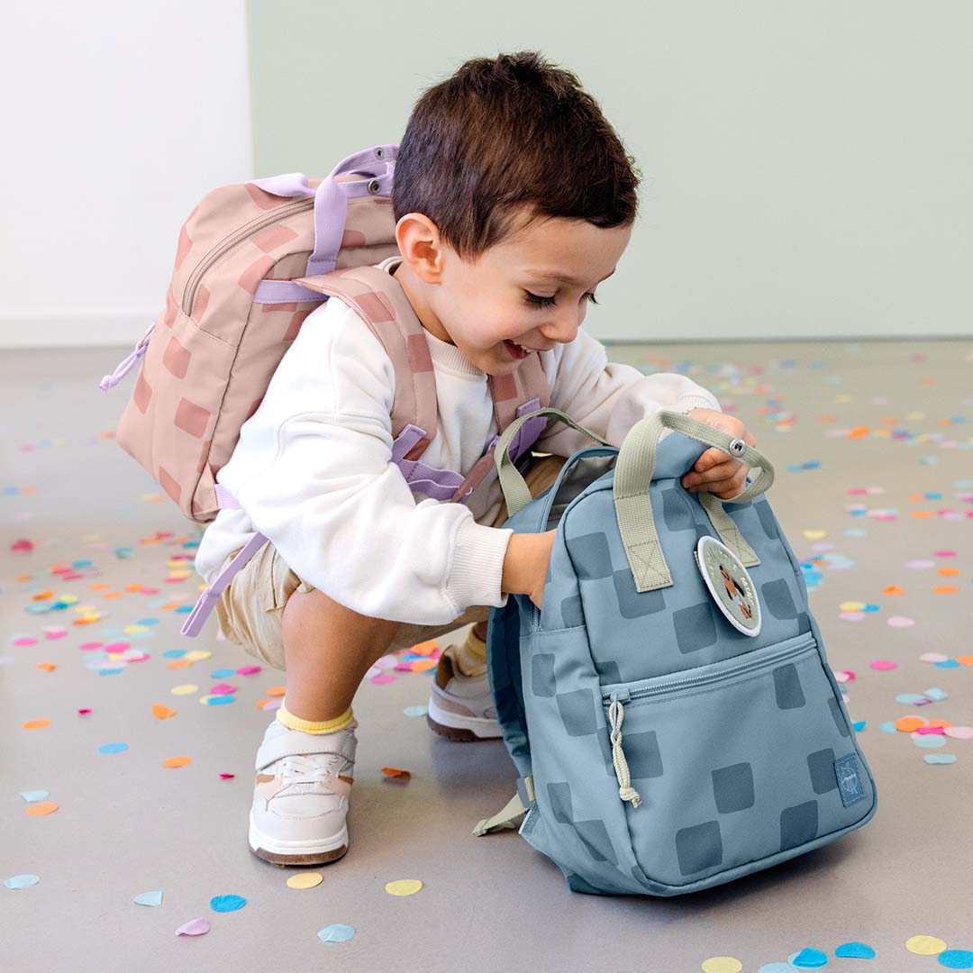 lässig kleuterrugzak pattern party - blue - 27 cm | LAS12030524015 | 2