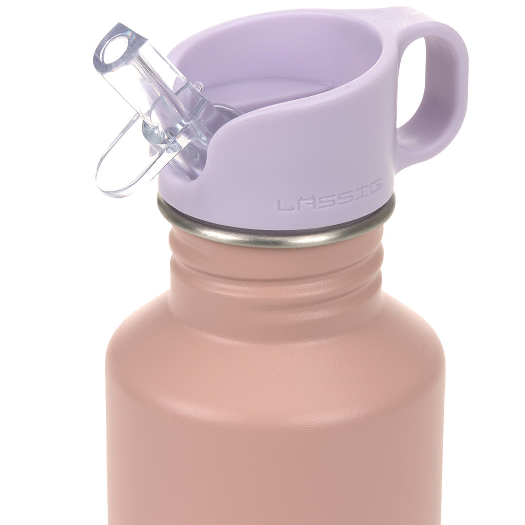 lässig rvs drinkfles pattern party - rose-lilac - 500 ml | LAS12100287025 | 3