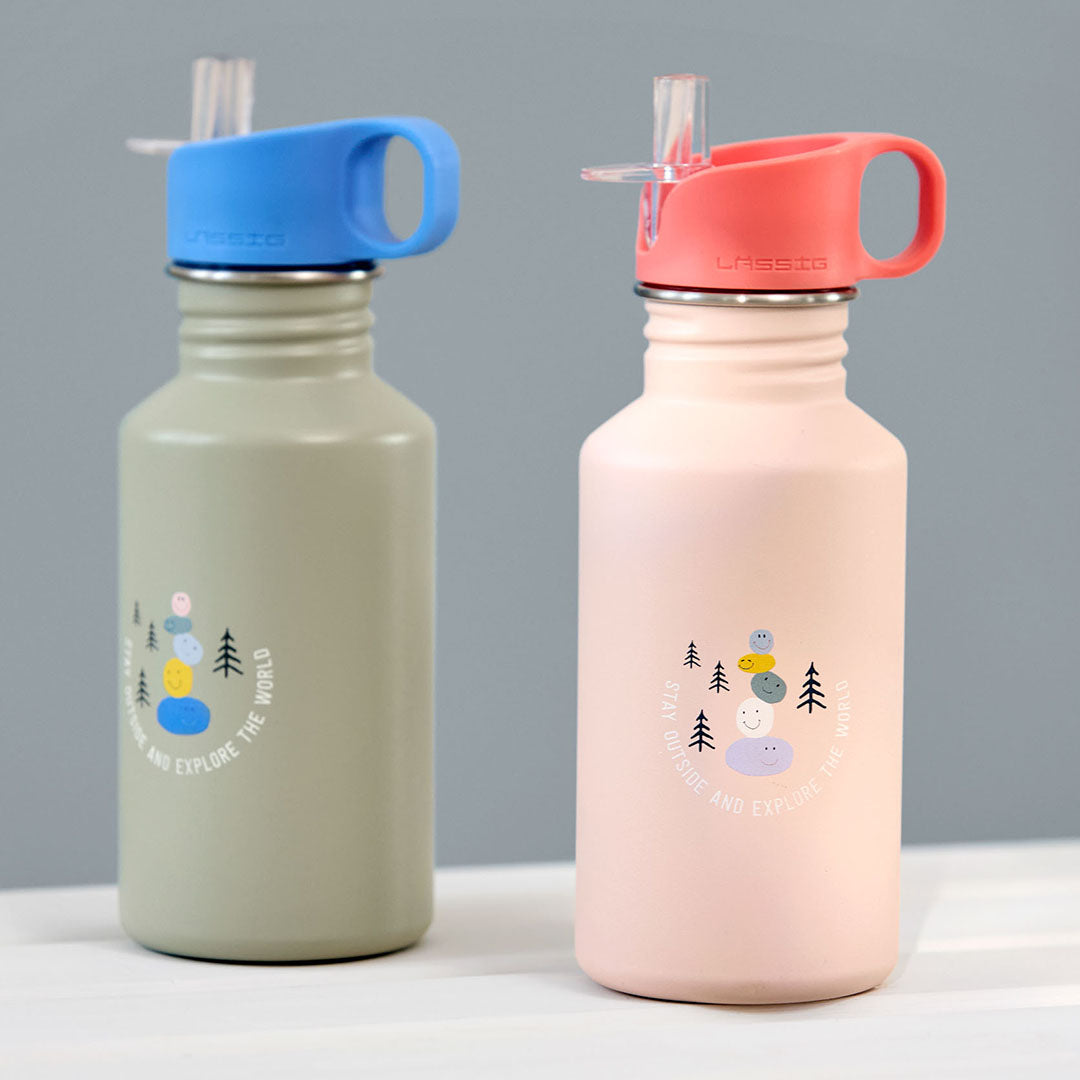 lässig rvs drinkfles sunny explorer - rose-pink - 500 ml | LAS12100287030 | 3