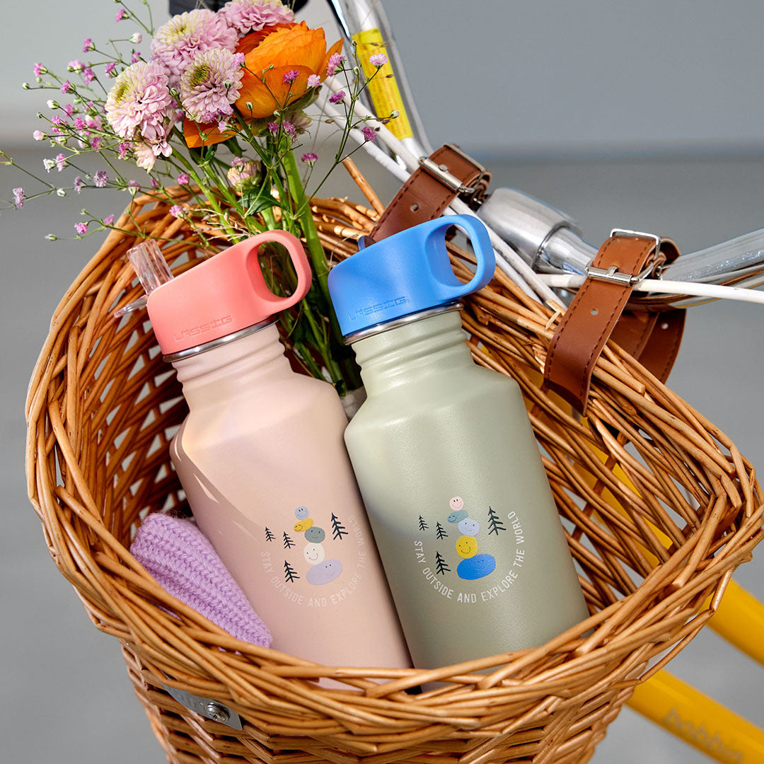 lässig rvs drinkfles sunny explorer - rose-pink - 500 ml | LAS12100287030 | 6