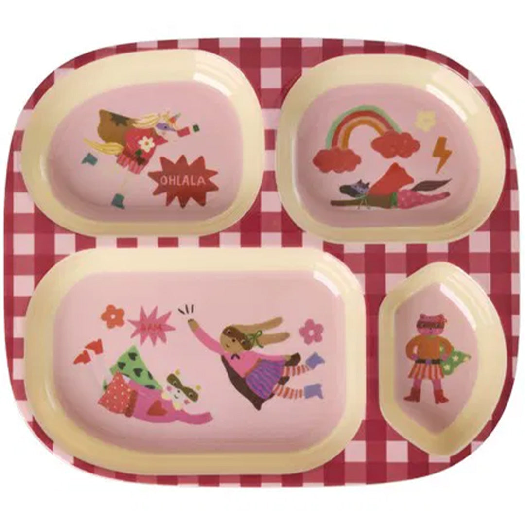 rice vakjesbord hero - roze | KIPL4-HEROI | 
