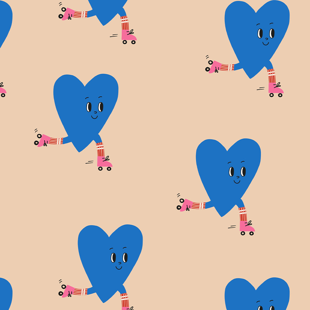 KadoDesign-cadeaupapier-Mariisore-rollerheart | 10KA63670C