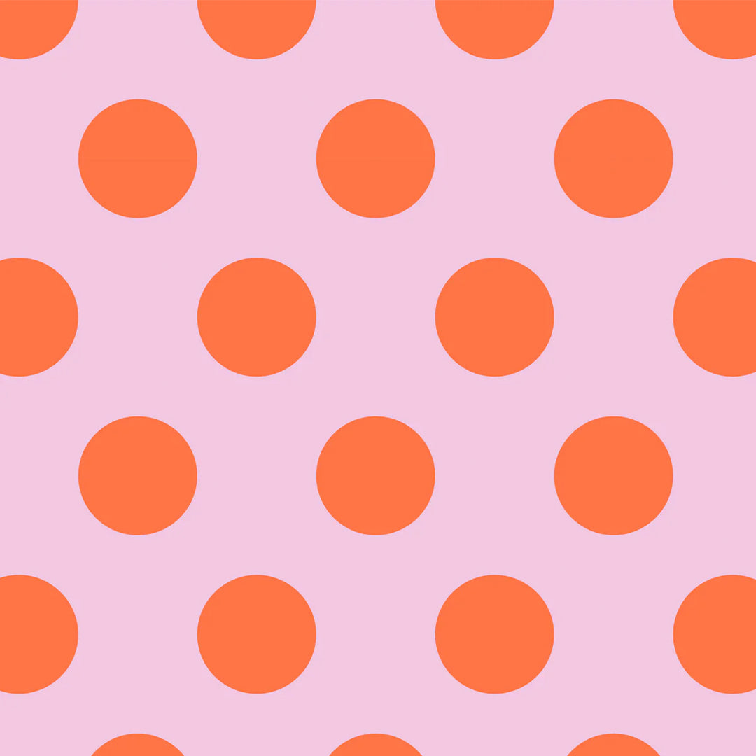 Kado_Design_-_cadeaupapier_-_Lottie_Dottie_-_roze_oranje | 10KA63170C