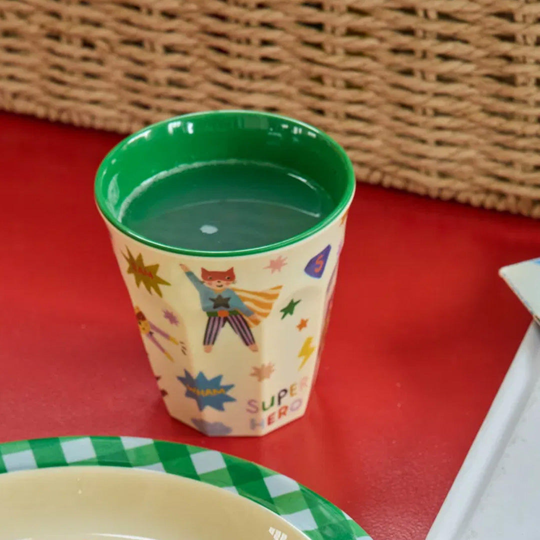 rice kinderbeker hero - green - 250 ml | MELCU-HERO | 2