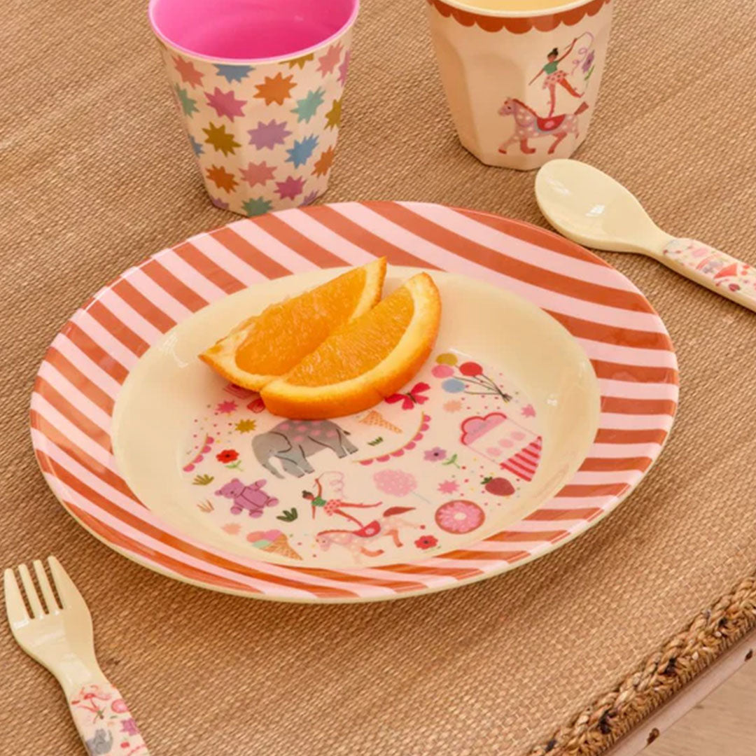 rice kinderkom fun fair - roze - 250 ml |  KIBOW-FUFAI 
