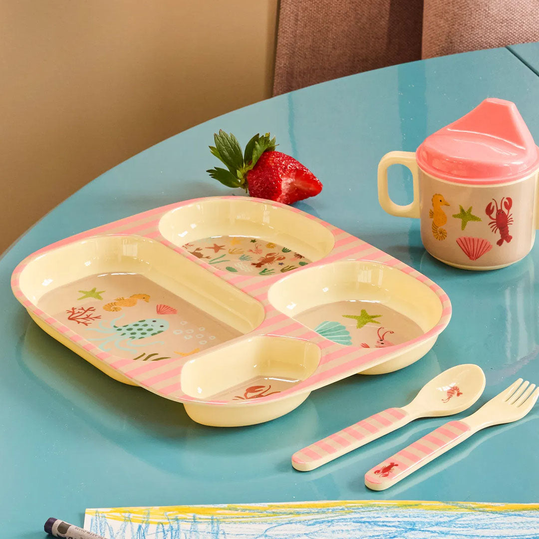 rice vakjesbord - coral ocean | KIPL4-OCEI | 2