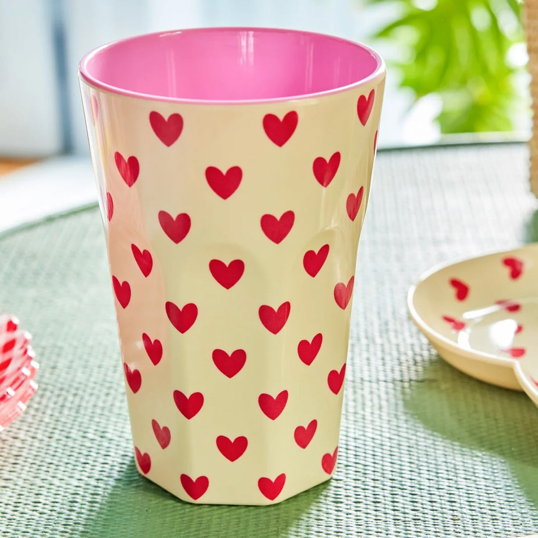 rice kinderbeker - darling hearts - 400 ml | MELCU-LDAHE |  2