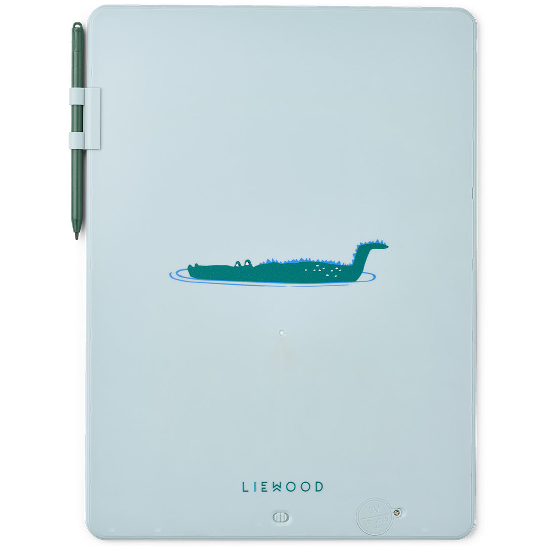 LW20704-2730 | liewood tekentablet zora - croco - dove blue | 4
