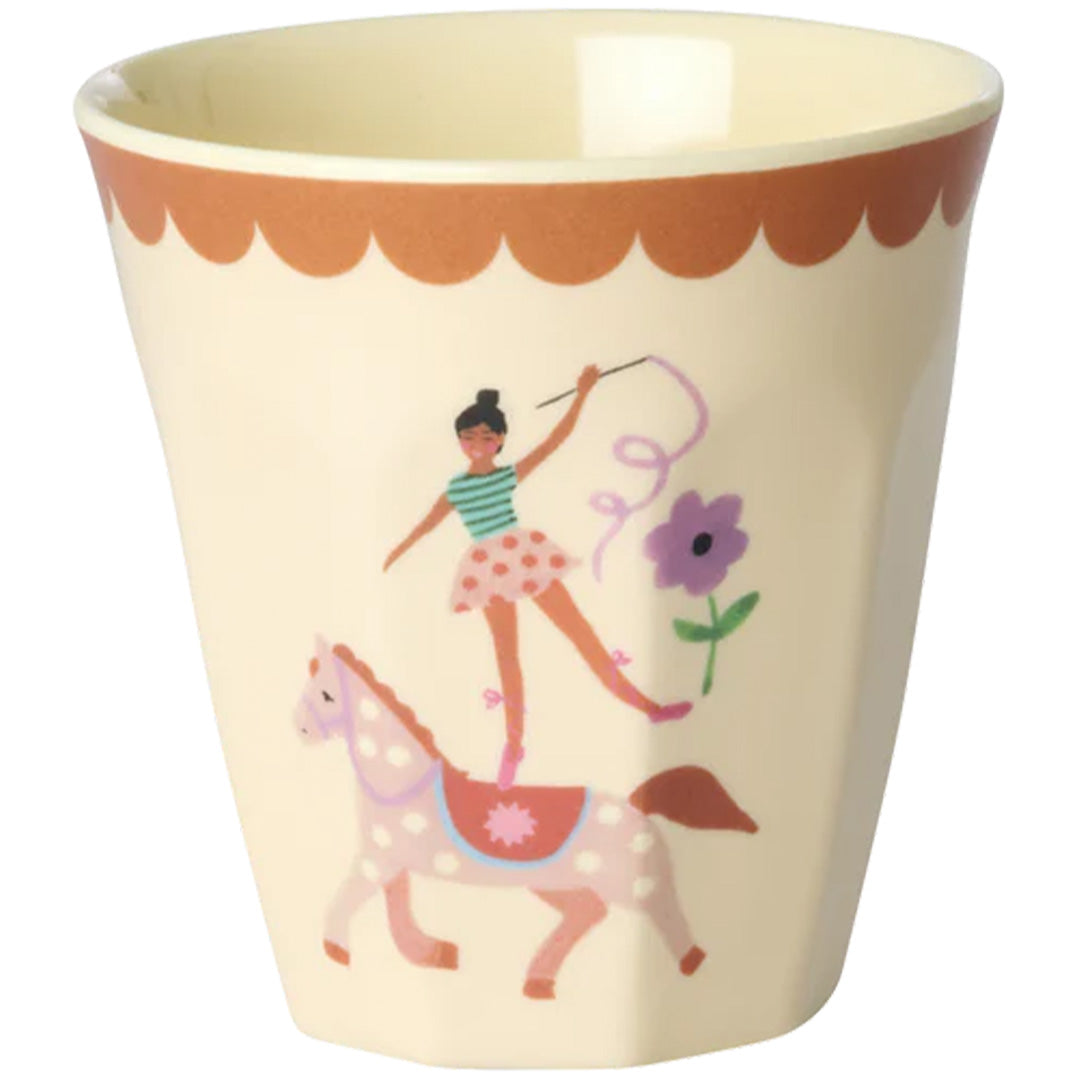 rice kinderbeker fun fair - roze - 160 ml - 6st | MELCU-6ZSFUFAI | 2
