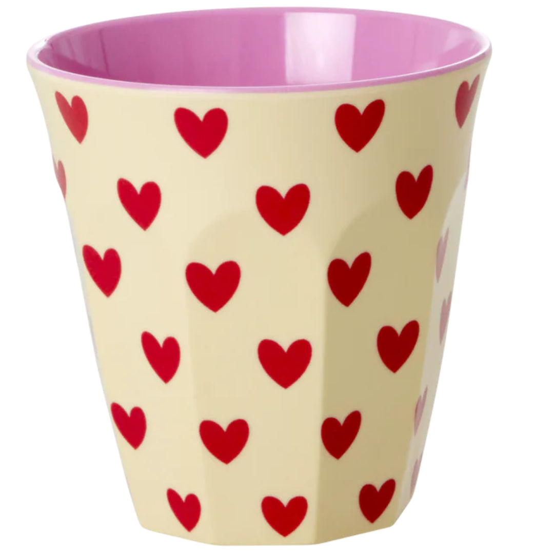 rice kinderbeker - darling hearts - 250 ml |  MELCU-DAHE 