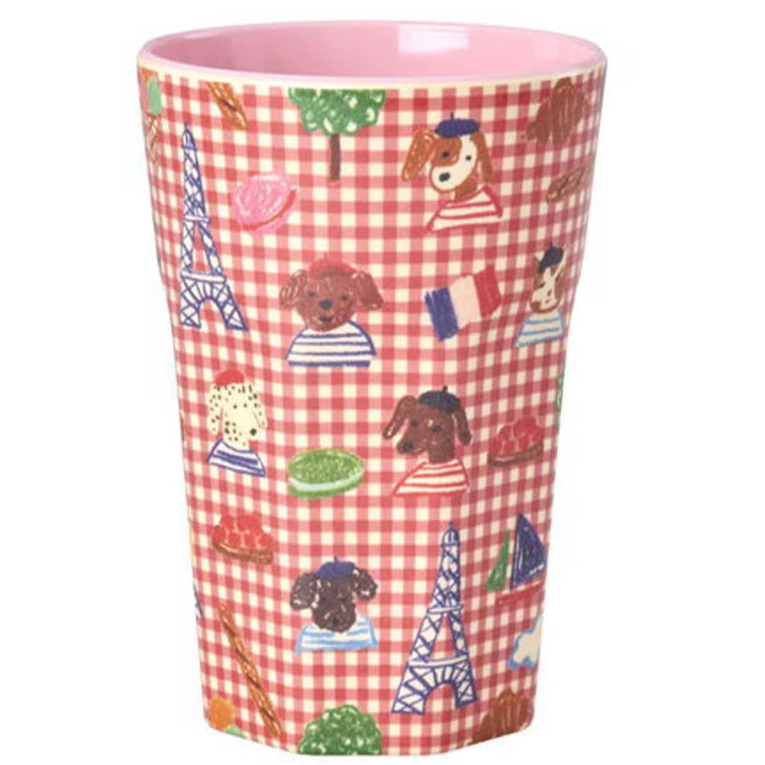 rice kinderbeker - red kids in paris - 400 ml | MELCU-LPARISR | 