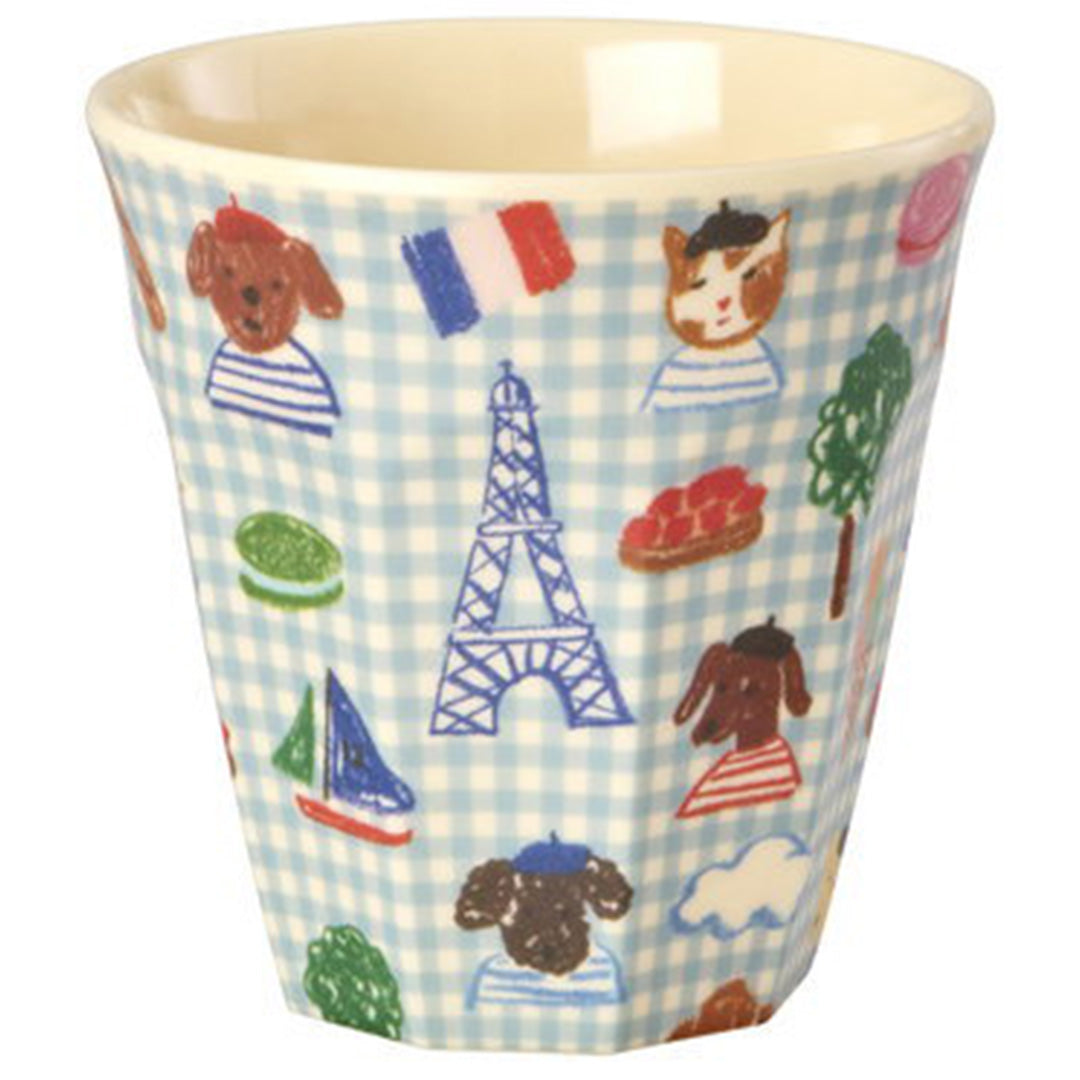 rice kinderbeker - blue kids in paris - 250 ml | MELCU-PARIS | 