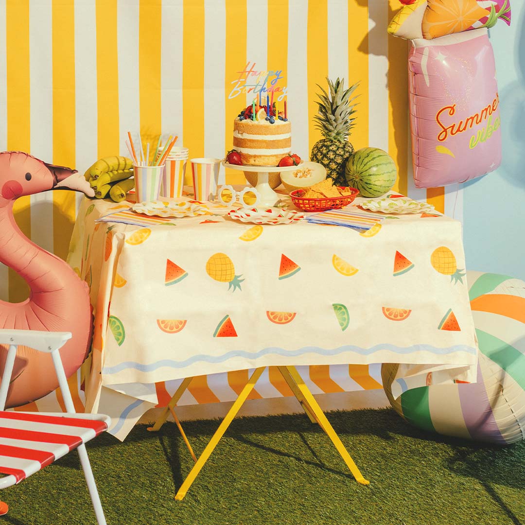 partydeco tafelkleed fruit - 180x120cm | OBP14 | 2