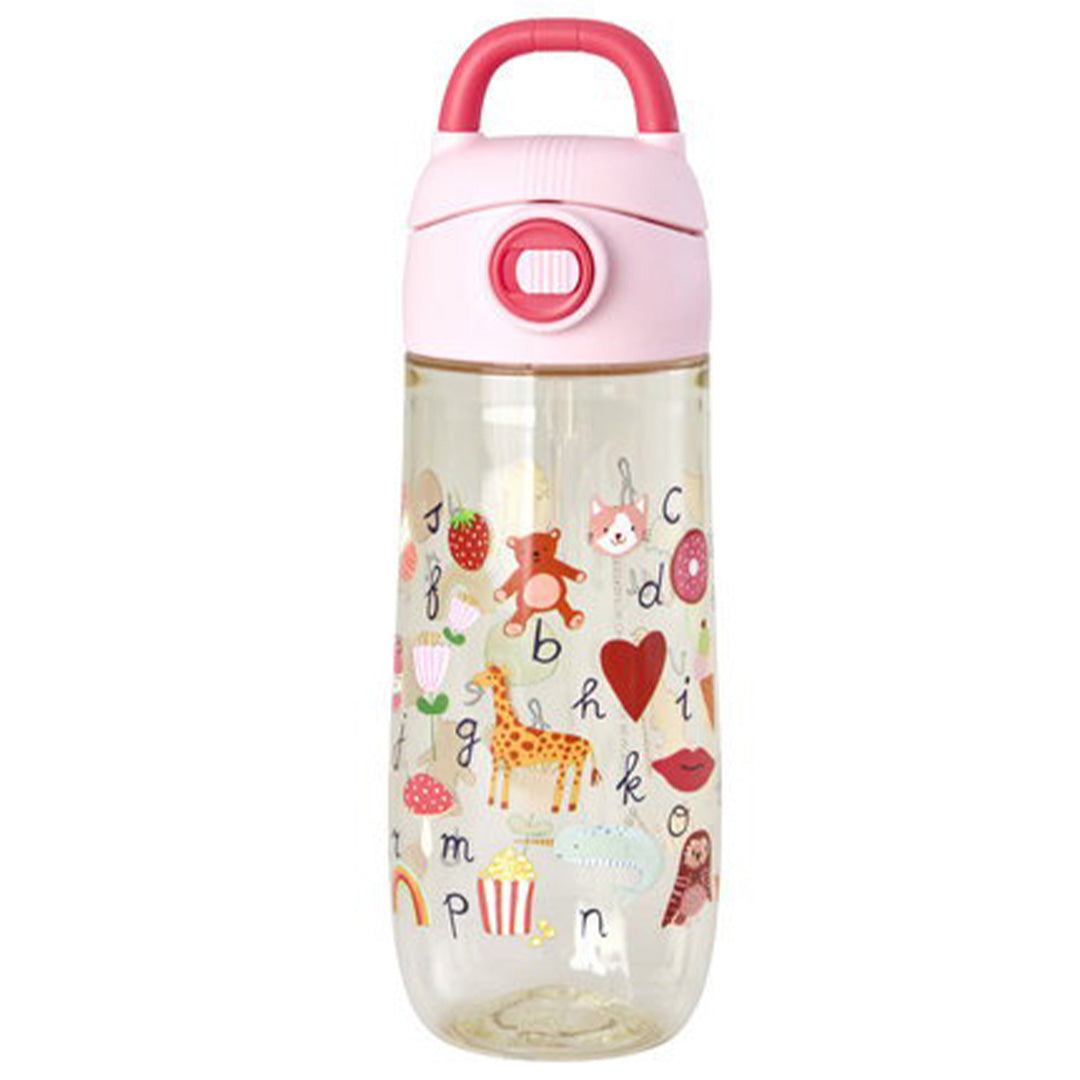 rice drinkfles abc - pink - 550 ml | PLBOT-SABCI | 