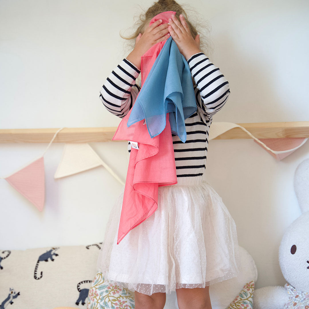 pit and play speeldoek pastel - blauw - 48x48 cm | 6154114425465 | 4