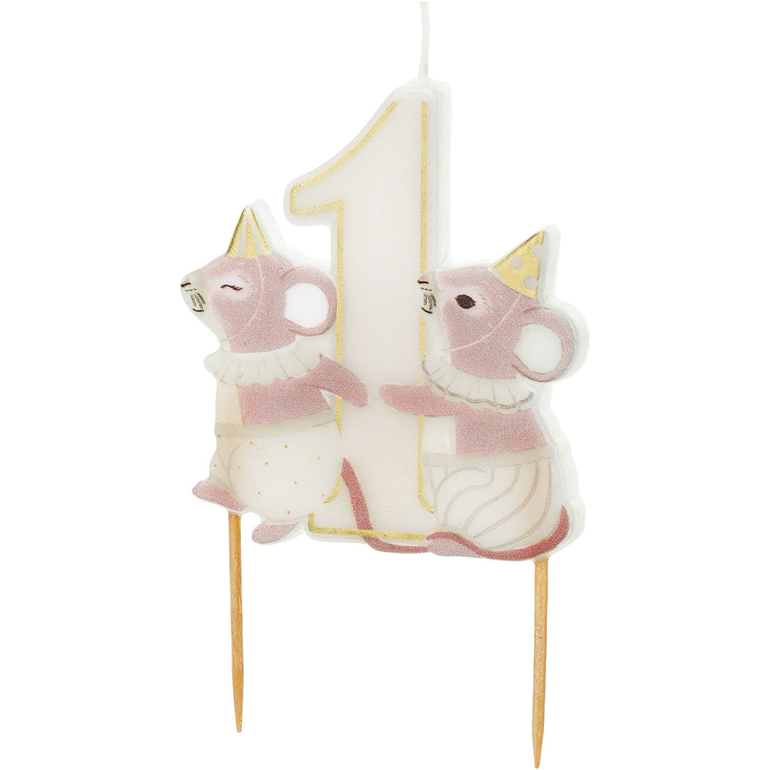 partydeco feestkaarsjes muis | SCU17-1 | 1