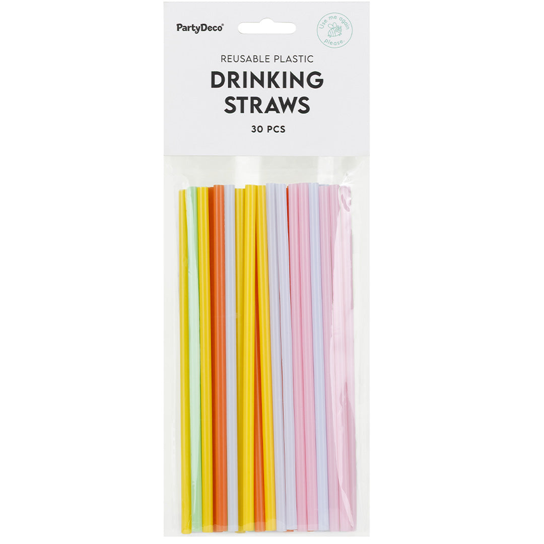 partydeco pailles - 30 pcs