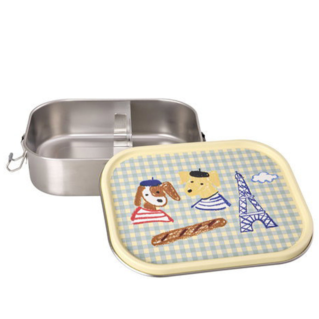 rice rvs broodtrommel kids in paris - blue - 1400 ml | STLUN-LPARISR | 