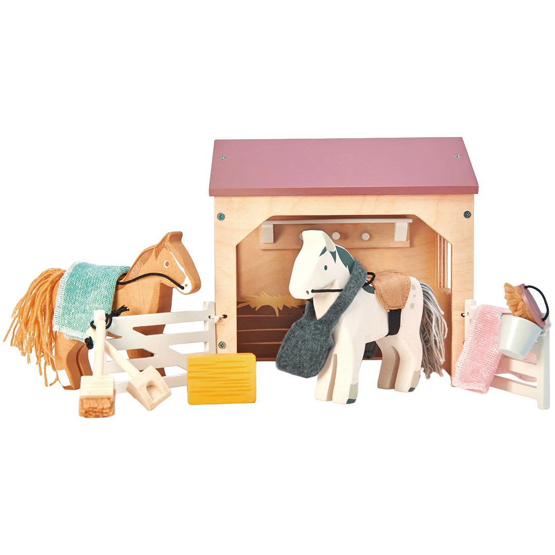 tender leaf toys speelset paardenstal | 4608165 | 
