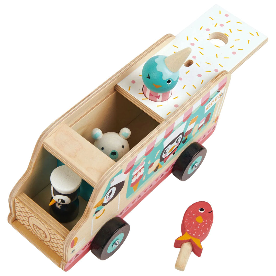 tender leaf toys speelset ijswagen pinguïn | 4608235 | 3