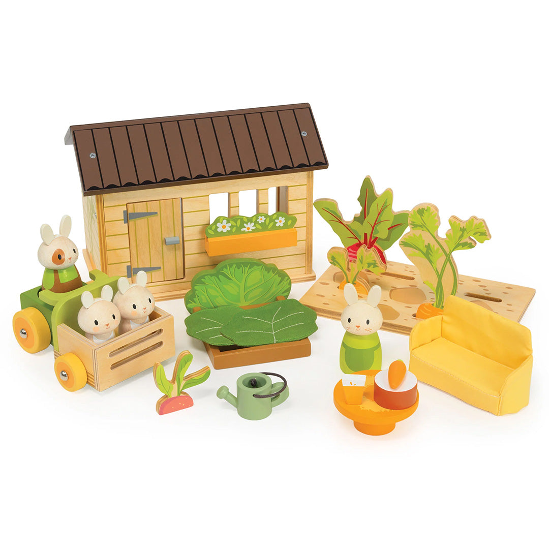 tender leaf toys speelset - konijnen moestuin  | 4608376 | 