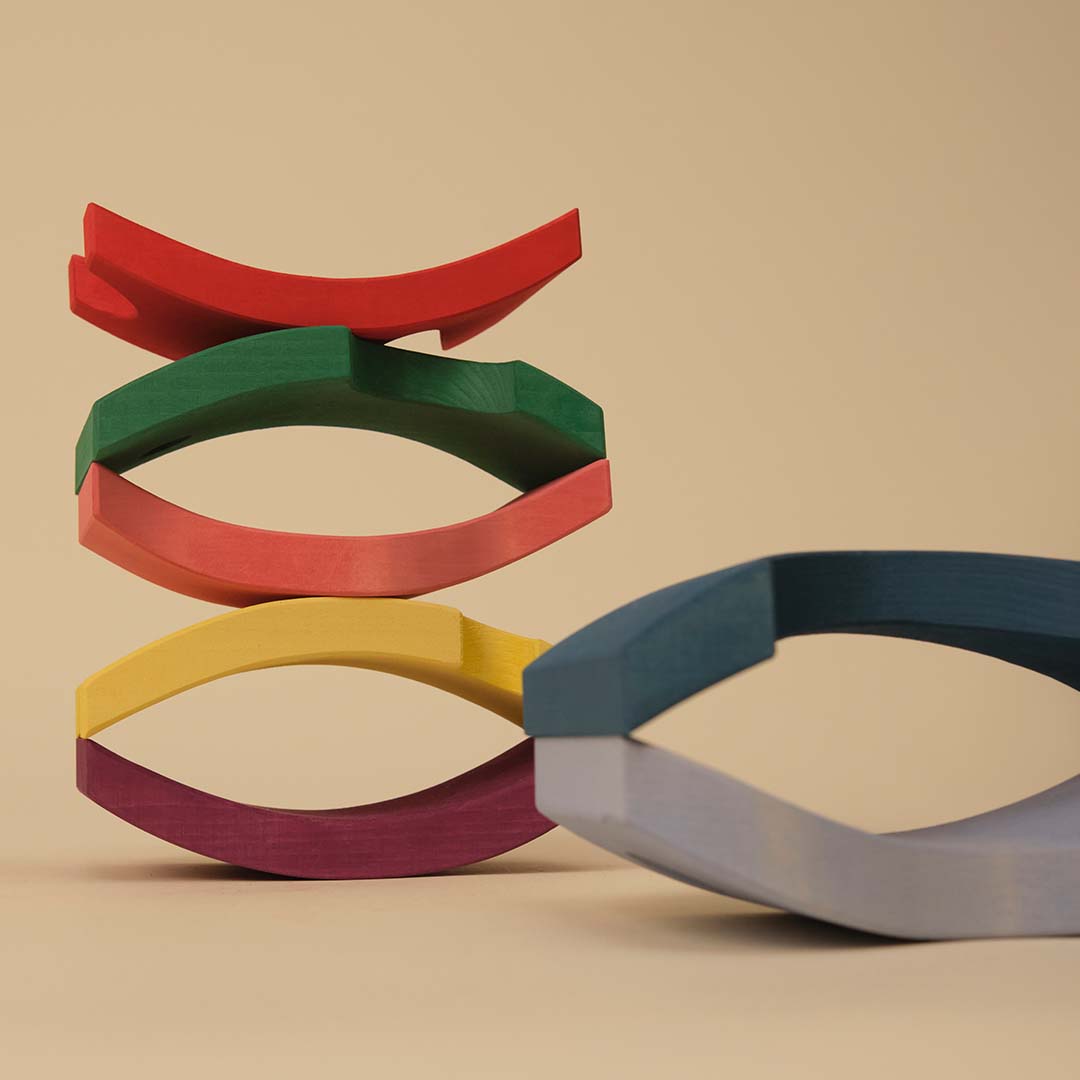 toyto bouwblokken storyboard rainbow - 8st | TOY401 | 6
