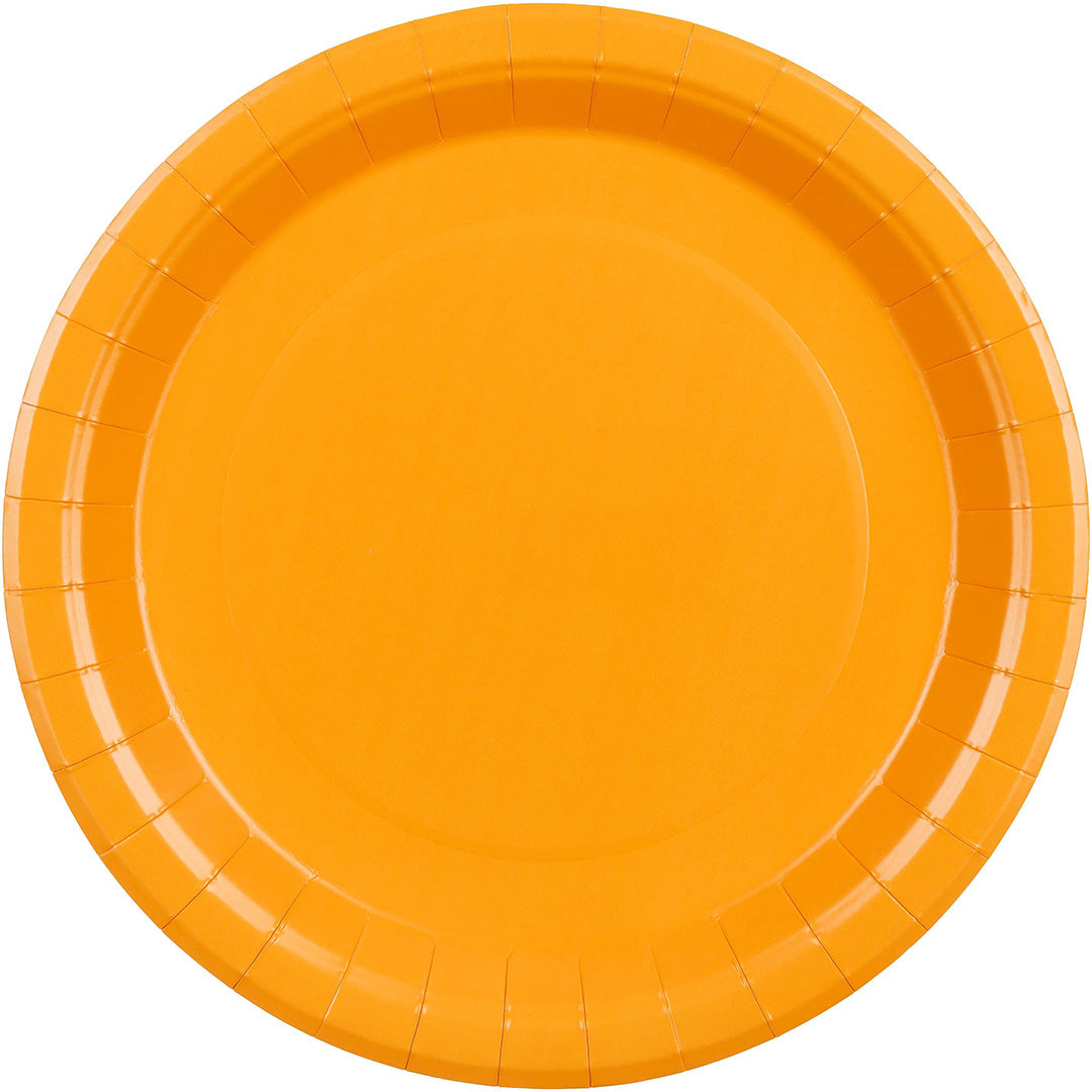 partydeco borden oranje - groot - 6st | TPP102-005J | 1