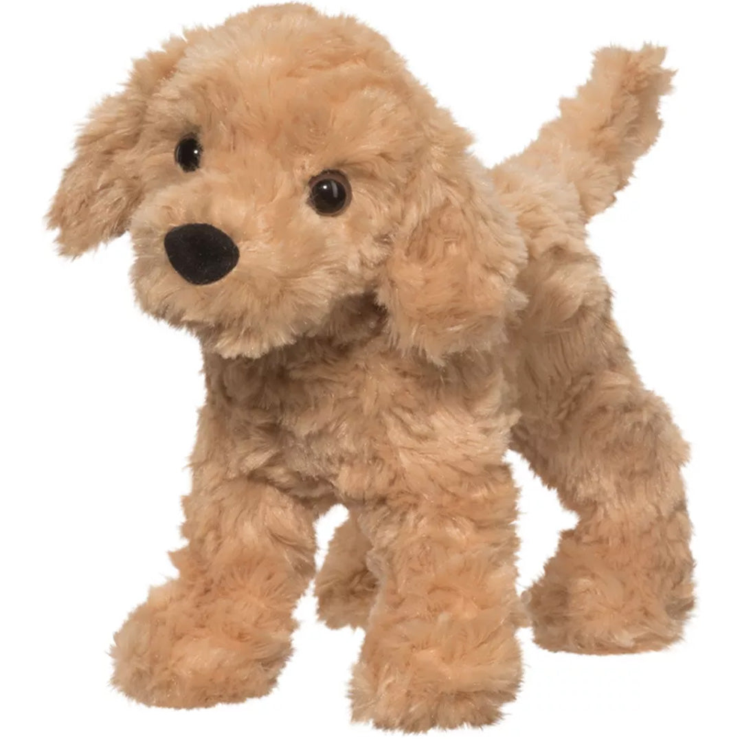 douglas toys peluche chien golden retriever thatcher - 18 cm