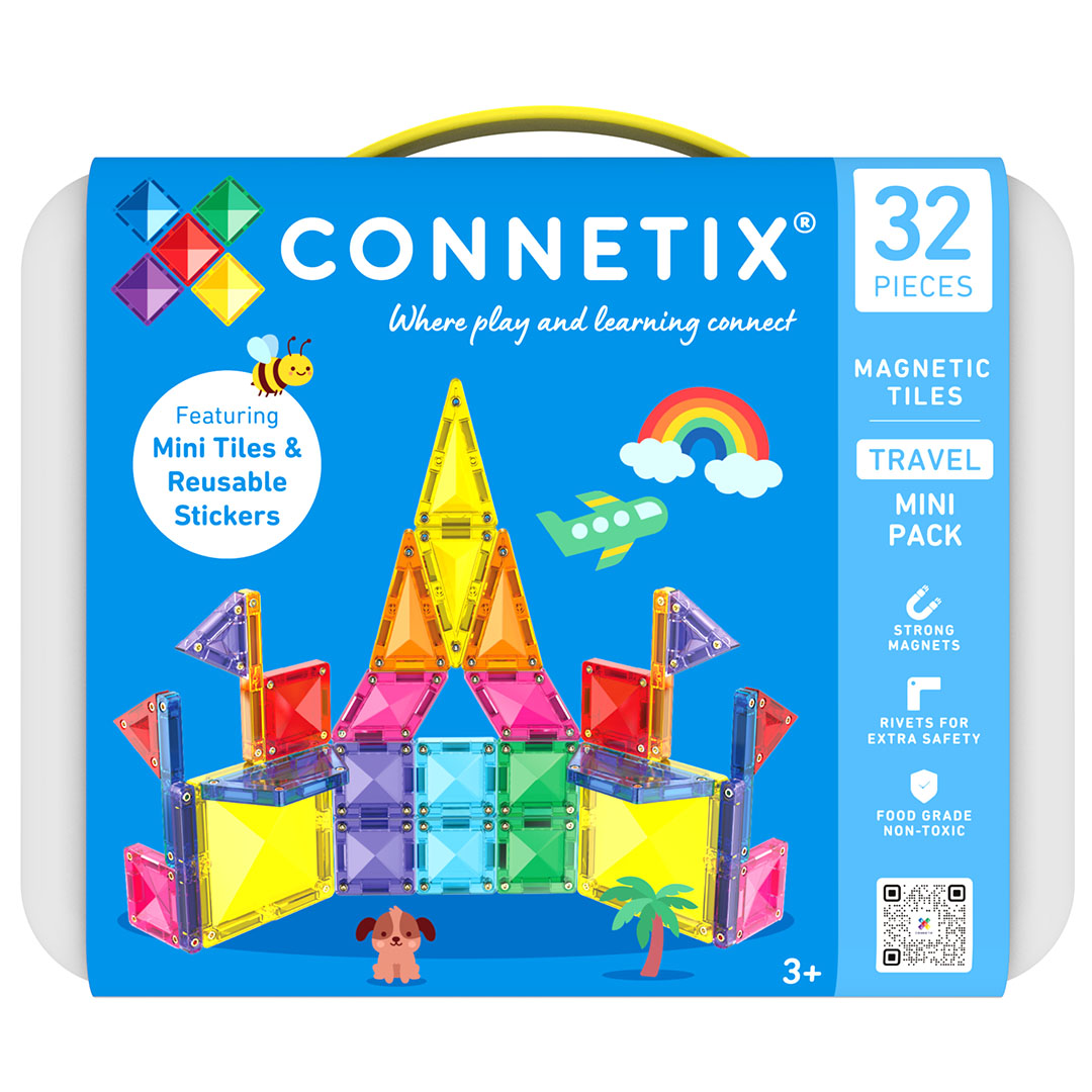 connetix magnetische tegels mini reisset - 32st | CT-B-00032-TR | 