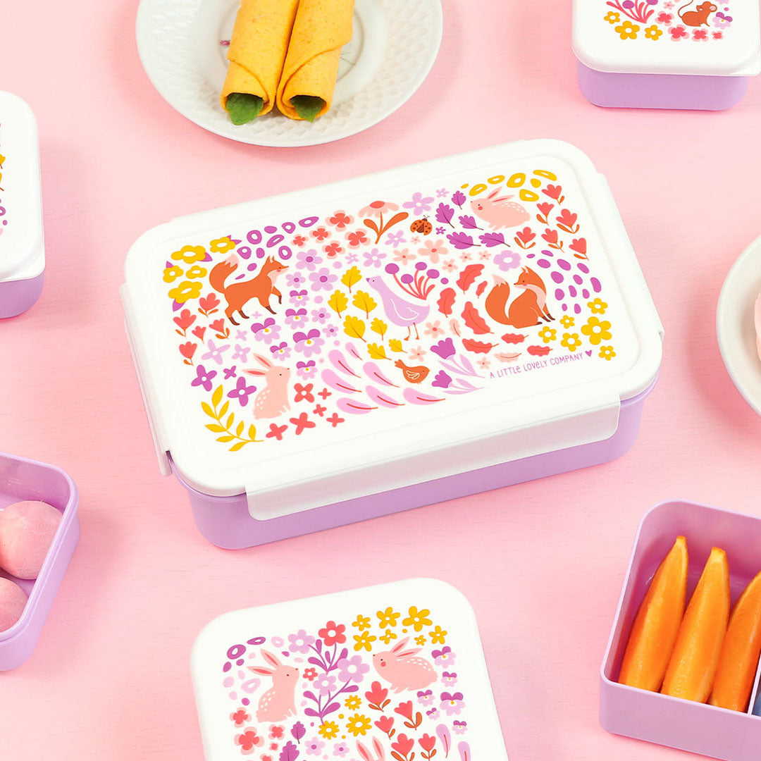 a little lovely company bento broodtrommel - bloementuin | BBFGMU79 | 5