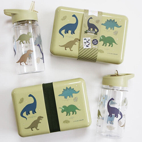 a little lovely company drinkfles met rietje - dinosaurus - 450ml | DBDIGR33 | 2