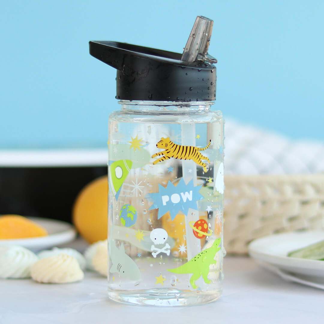 a little lovely company drinkfles met rietje - galaxy - 450 ml | DBGABL87 | 3