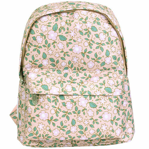 a little lovely company kleuterrugzak bloemen - pink - 30 cm | BPBLPI61 | 1