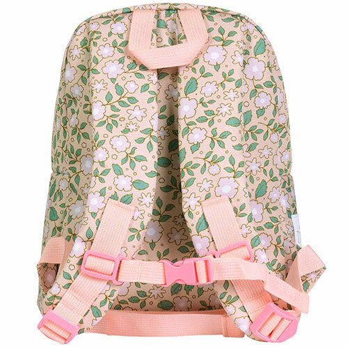 a little lovely company kleuterrugzak bloemen - pink - 30 cm | BPBLPI61 | 2