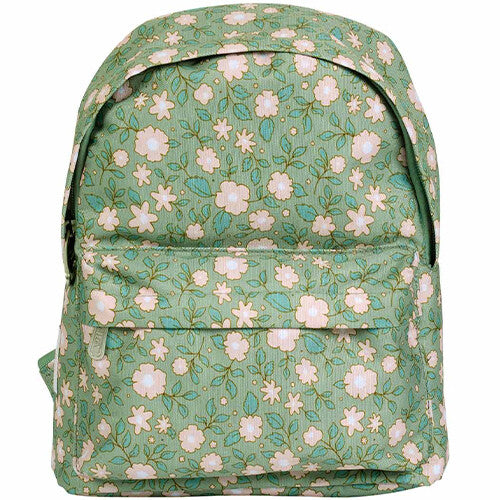a little lovely company kleuterrugzak bloemen - sage - 30 cm | BPBLSA60 | 1