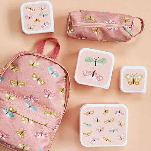 a little lovely company lunchbox set - butterflies- 4st | SBSEBU42 | 5