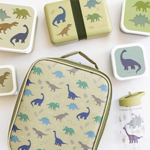 a little lovely company lunchbox set - dinosaurussen - 4st | SBSEDI38 | 1