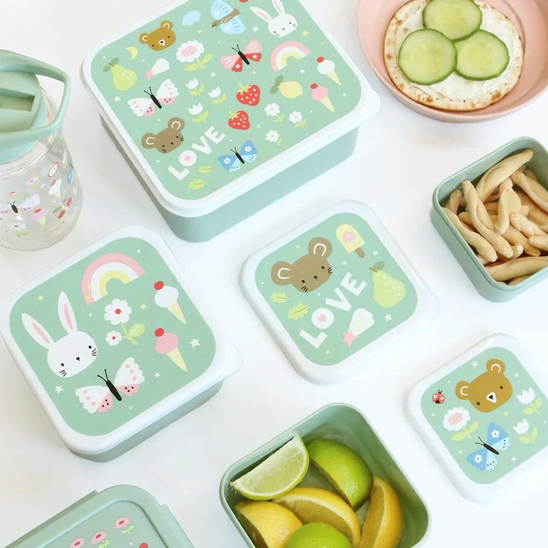 a little lovely company lunchbox set - joy - 4st  | SBSEJO62 | 3