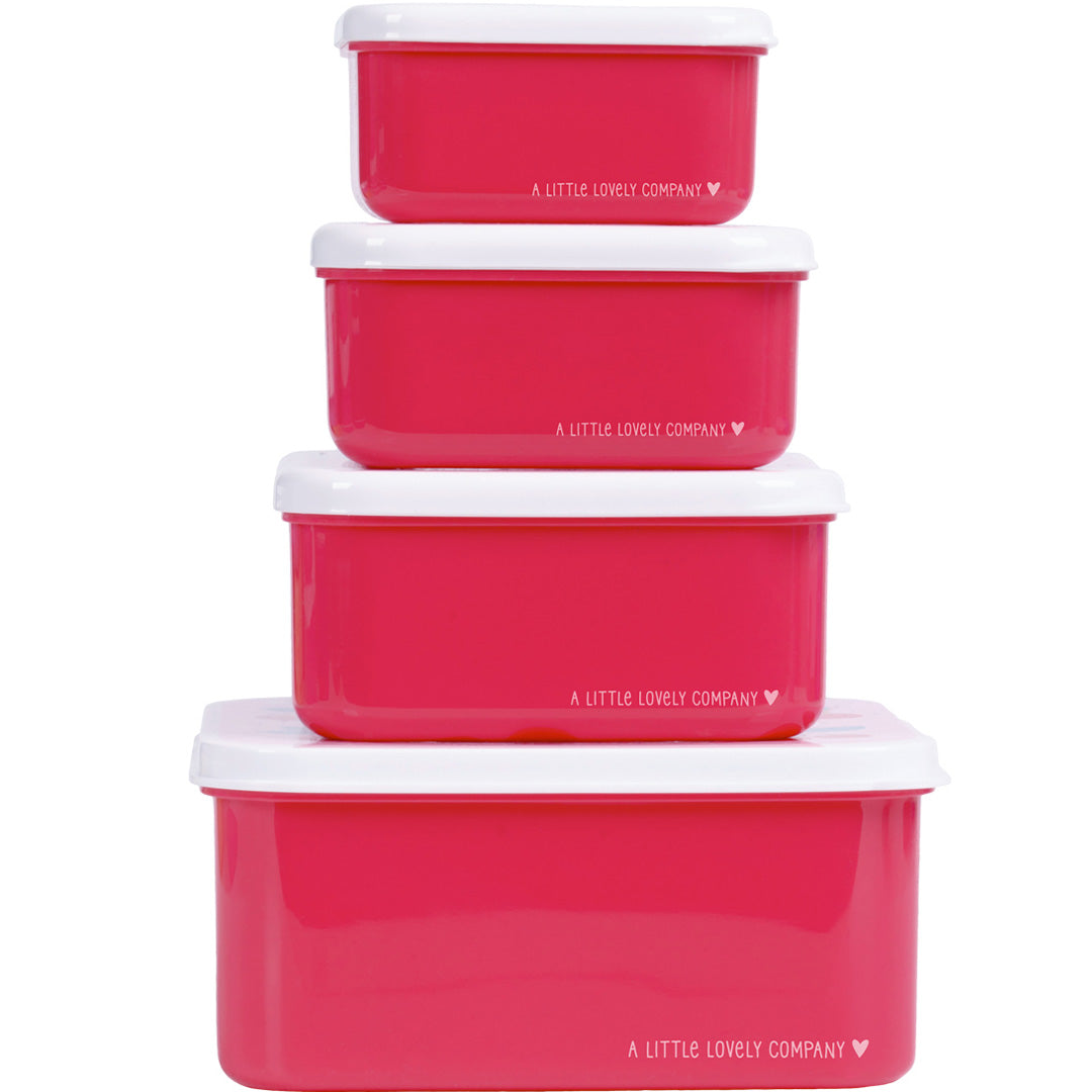 a little lovely company lunchbox set - kersen - 4st | SBSECH82 | 3